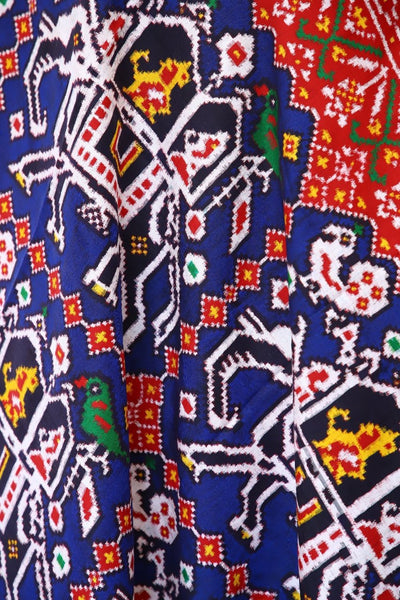 Ambadi Me Hathi Double Ikat Dupatta