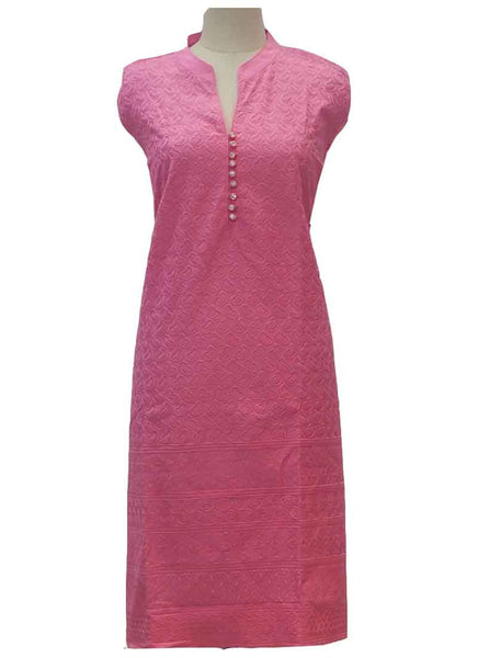 Pink designer kurti - New India Fashion