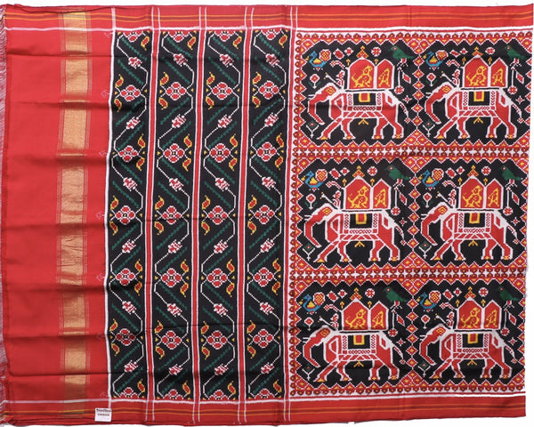 Black Ambadi Hathi Patan Patola