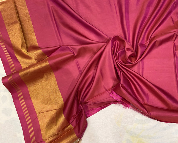 Rani Pink Narikunj pattern  Zari Butta Patola Saree