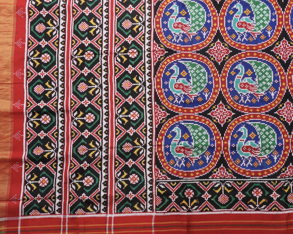 KunjBhat Double Ikat Patan Patola Saree