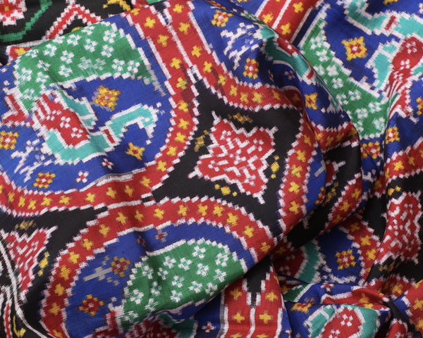 KunjBhat Double Ikat Patan Patola Saree