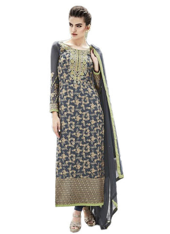Grey salwar suit - New India Fashion