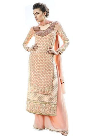 Peach salwar suit - New India Fashion