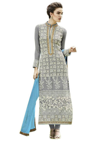 Grey salwar suit - New India Fashion
