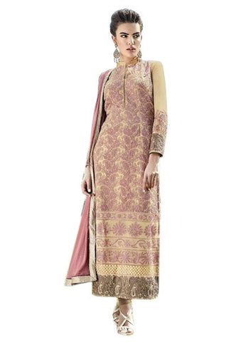 Beige salwar suit - New India Fashion